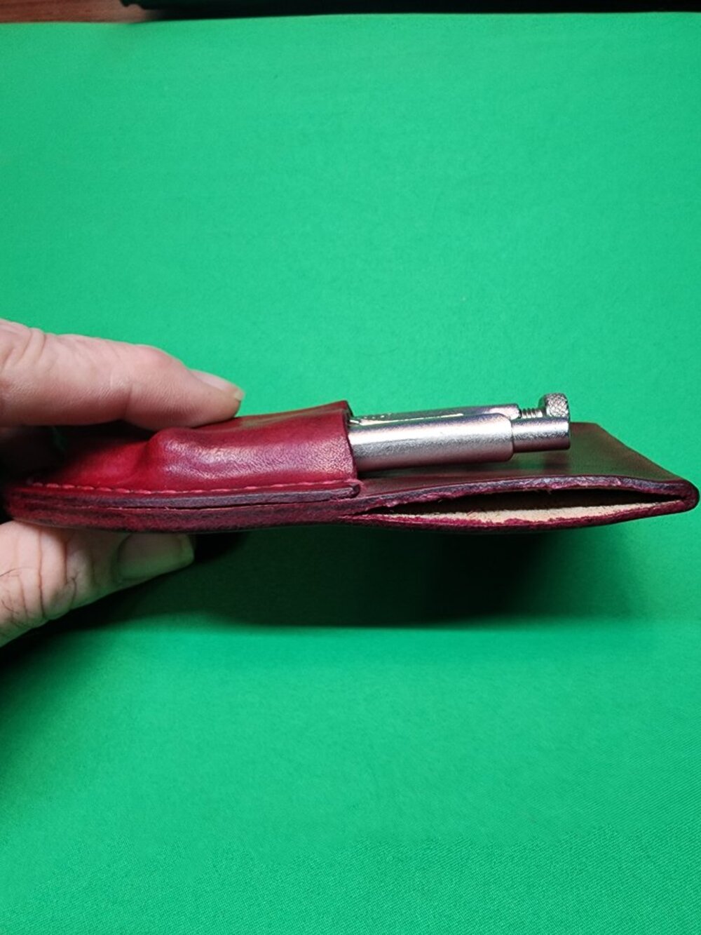 Homemade Leather Pouch with Mastercraft Mini Vice Grips - Picture 5 of 7